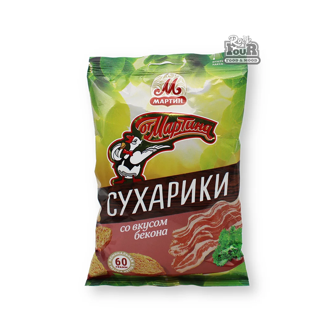 Bacon-flavored croutons "Ot Martina" 60g